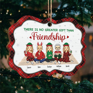 We're Like A Really Small Gang - Bestie Personalized Custom Ornament - Wood Benelux Shaped - Christmas Gift For Best Friends, BFF, Sisters