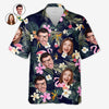 Custom Photo Summer Breeze - Couple Custom Hawaiian Shirt, Custom Shirts, Personalized Shirts, Hawaiian Shirt for Men, Beach Shirt, Aloha Shirt Men - Summer Vacation Gift, Gift For Husband Wife