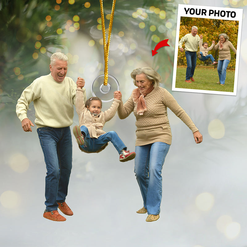 Custom Photo Upload Ornaments Good Times & Holiday Rhymes - Family Personalized Custom Ornament - Acrylic Custom Shaped - Christmas Gift For Family Members