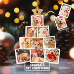 Custom Pet Photo Christmas Gifts for Dog Lovers - Personalized Ornament