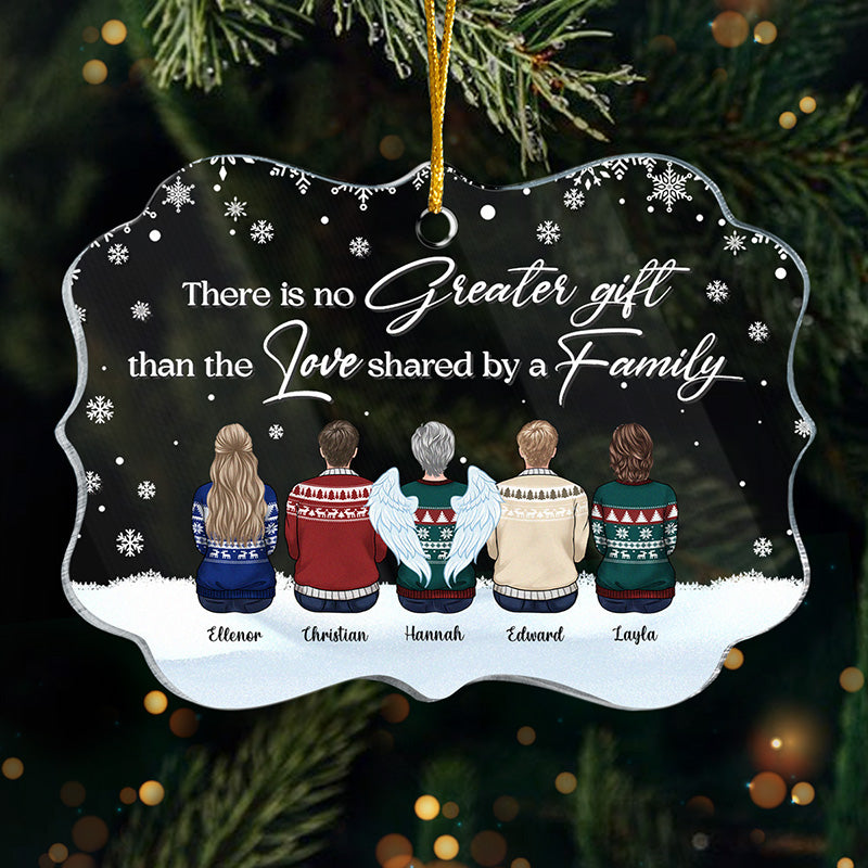 Your Life Gave Us Memories Too Beautiful To Forget - Memorial Personalized Custom Ornament - Acrylic Benelux Shaped - Christmas Gift, Sympathy Gift For Family Members