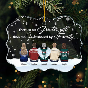 Your Life Gave Us Memories Too Beautiful To Forget - Memorial Personalized Custom Ornament - Acrylic Benelux Shaped - Christmas Gift, Sympathy Gift For Family Members