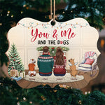 Custom Name Christmas Gifts for Dog Lovers - Personalized Ornament