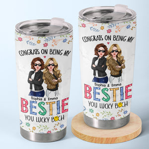 To My Soul Sister - Bestie Personalized Custom Tumbler - Christmas Gift For Best Friends, BFF, Sisters