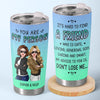 Here's Another Year Of Laughing Together - Bestie Personalized Custom Tumbler - Gift For Best Friends, BFF, Sisters