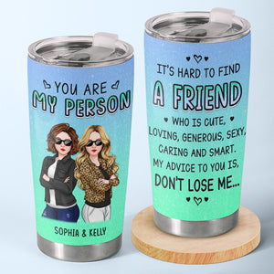 Here's Another Year Of Laughing Together - Bestie Personalized Custom Tumbler - Gift For Best Friends, BFF, Sisters