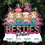 Custom Name Christmas Sister Gifts - Personalized Ornament