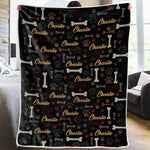 Too Cute To Be Grounded - Dog Personalized Custom Blanket - Gift For Pet Owners, Pet Lovers