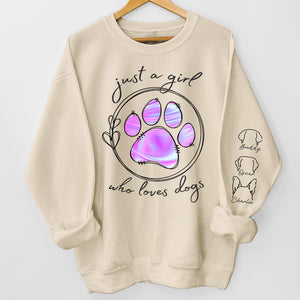 I Love My Pets Dog Cat Personalized Custom Unisex Sweatshirt With Pawfect House