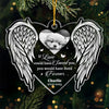 Custom Photo Our Hearts Were Not Ready - Memorial Personalized Custom Ornament - Acrylic Custom Shaped - Christmas Gift, Sympathy Gift For Pet Owners, Pet Lovers