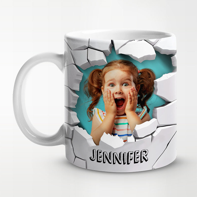 Custom Photo You Are Awesome - Family Personalized Custom 3D Mug - Christmas Gift For Family Members