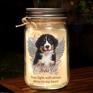 Custom Photo If Love Could Have Saved You - Memorial Personalized Custom Mason Jar Light - Sympathy Gift For Pet Owners, Pet Lovers