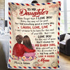 Ma précieuse fille - Couverture familiale personnalisée - Cadeau d'anniversaire de maman, grand-mère