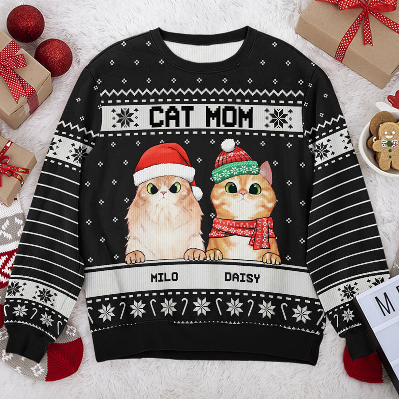 Ugly cat hotsell christmas sweater walmart