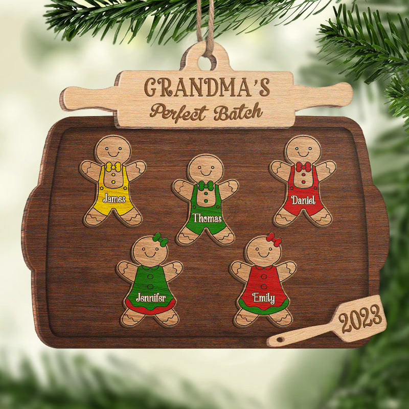 Cookie Crew - Family Personalized Custom Ornament - Wood Custom Shaped - Christmas Gift For Family Members