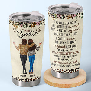 I Love That You're My Soul Sister - Bestie Personalized Custom Tumbler - Gift For Best Friends, BFF, Sisters