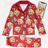 Custom Photo Furst Christmas Together - Dog & Cat Personalized Custom Face Photo Pajamas - Christmas Gift For Pet Owners, Pet Lovers