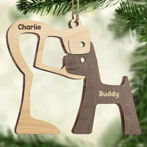 My Beloved Fur Baby - Dog & Cat Personalized Custom Ornament - Wood Custom Shaped - Christmas Gift For Pet Owners, Pet Lovers