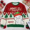 Your Tiny Furry Overlords - Cat Personalized Custom Ugly Sweatshirt - Unisex Wool Jumper - Christmas Gift For Pet Owners, Pet Lovers
