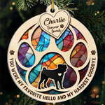 I Loved You Your Whole Life - Memorial Personalized Custom Ornament - Acrylic Custom Shaped - Christmas Gift, Sympathy Gift For Pet Owners, Pet Lovers