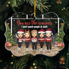 You Are The Reasons - Coworker Personalized Custom Ornament - Acrylic Benelux Shaped - Christmas Gift For Coworkers, Work Friends, Colleagues