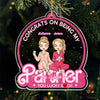 My Partners In Crime - Bestie Personalized Custom Ornament - Acrylic Custom Shaped - Christmas Gift For Best Friends, BFF, Sisters