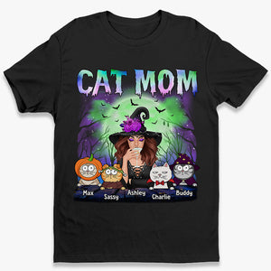 Cat Mum - Cat Personalized Custom Witch Unisex T-shirt, Hoodie, Sweatshirt - Halloween Gift For Witches, Yourself, Pet Owners, Pet Lovers