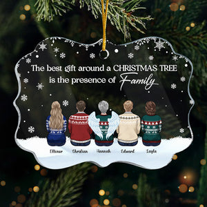 The Best Part Of Christmas - Family Personalized Custom Ornament - Acrylic Benelux Shaped - Christmas Gift For Family Members