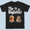 Custom Photo The Dog Father The Dog Mother - Dog Personalized Custom Unisex Back Printed T-shirt, Hoodie, Sweatshirt - Gift For Pet Owners, Pet Lovers