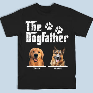Custom Photo The Dog Father The Dog Mother - Dog Personalized Custom Unisex Back Printed T-shirt, Hoodie, Sweatshirt - Gift For Pet Owners, Pet Lovers