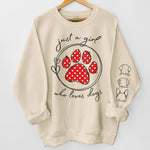 Custom Name Dog Lover Gifts for Women - Personalized Sweater