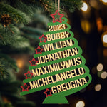 Custom Name Christmas Family Gifts - Personalized Ornament