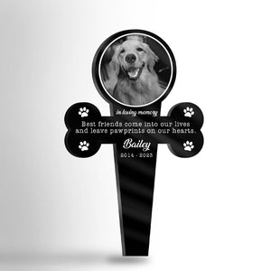 Custom Photo I Loved You Your Whole Life - Memorial Personalized Custom Acrylic Garden Stake - Sympathy Gift, Gift For Pet Owners, Pet Lovers