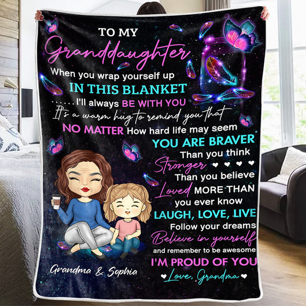 Custom Quote Blanket Personalized Christmas Gift for Mom or Grandma fr –  Pretty Perfect Studio