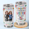 Congrats To My Friend - Bestie Personalized Custom Tumbler - Gift For Best Friends, BFF, Sisters