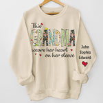 Custom Name Grandma Gifts for Grandmothers - Personalized Sweater