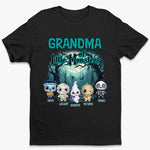 Nana Of Little Monsters - Family Personalized Custom Unisex T-shirt, Hoodie, Sweatshirt - Halloween Gift, Gift For Grandma, Grandpa