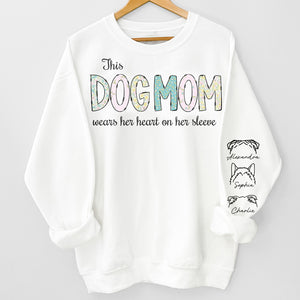 This Furmama - Dog Personalized Custom Unisex Sweatshirt With Design On Sleeve - Christmas Gift For Pet Owners, Pet Lovers