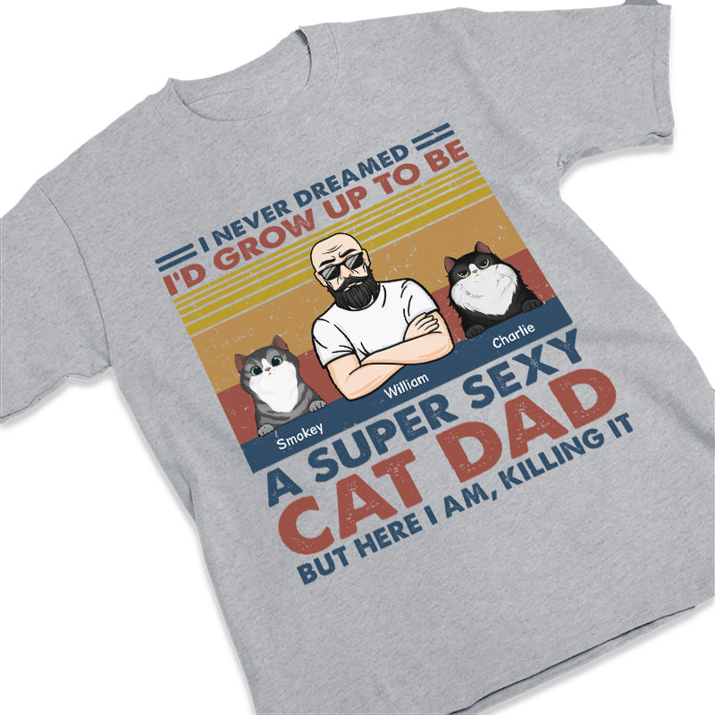 The Ultimate Cat Dad - Personalized Unisex T-Shirt
