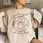 Custom Name Dog Lover Gifts for Women - Personalized Sweater