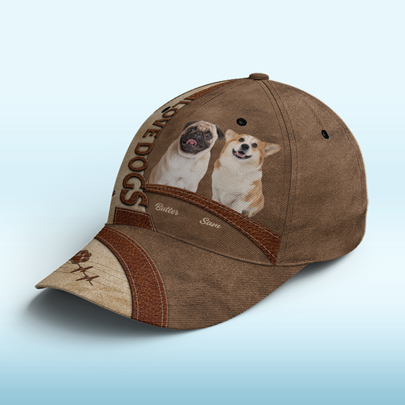 Custom Photo Life Is Better With Fur Baby Navy - Dog & Cat Personalized Custom Hat, All Over Print Classic Cap - New Arrival, Gift For Pet Owners, Pet Lovers