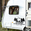 Life Is Better Around The Campfire - Camping Personalized Custom RV Decal - Gift For Husband Wife, Camping Lovers