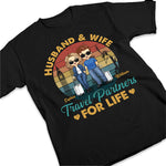 Custom Name Travel Partners Couple Gifts - Personalized Apparel