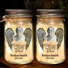 Custom Photo God Has You In His Arms - Memorial Personalized Custom Mason Jar Light - Sympathy Gift For Family Members