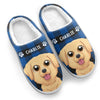 Happiness Starts With A Wet Nose - Dog & Cat Personalized Custom Fluffy Slippers - Gift For Pet Owners, Pet Lovers