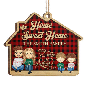 Family Forever - Family Personalized Custom Ornament - Wood Custom Shaped - Christmas Gift For Family Members