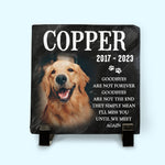 Custom Pet Photo Memorial Dog Gifts - Personalized Memorial Stone