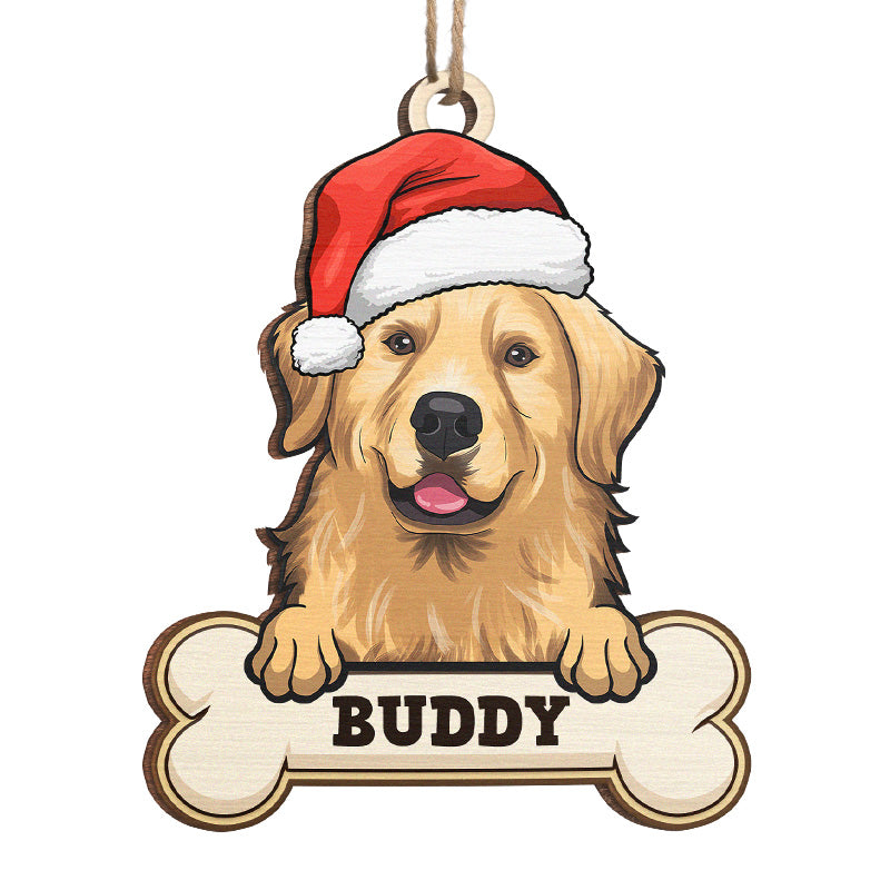 A House Is Not A Home Without A Dog - Dog Personalized Custom Ornament - Wood Custom Shaped - Christmas Gift For Pet Owners, Pet Lovers