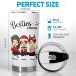 Custom Name Christmas Bestie Gifts for Women - Personalized Tumbler