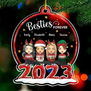 We Are One Big Family - Family Personalized Custom Ornament - Acrylic Snow Globe Shaped - Christmas Gift For Siblings, Brothers, Sisters, Cousins, Friends